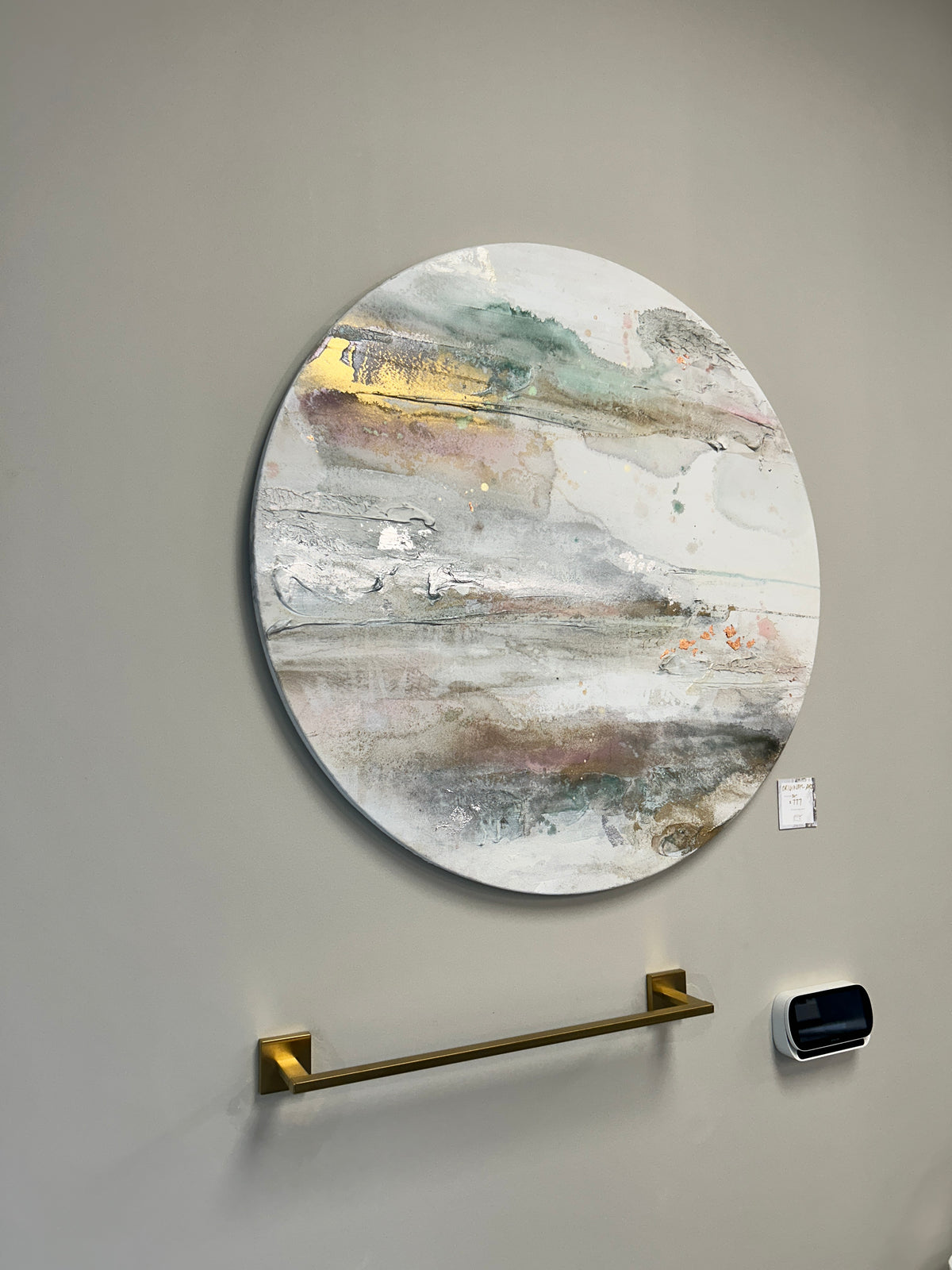 Original Artwork | 30" Canvas Round | Gardens Path