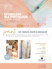 Paint with JMS | Sparkling Canvas Art Workshop