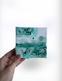 Original Artwork | 4x4" Canvas | Birthstone Series - May