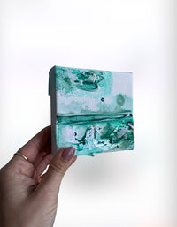 Original Artwork | 4x4" Canvas | Birthstone Series - May