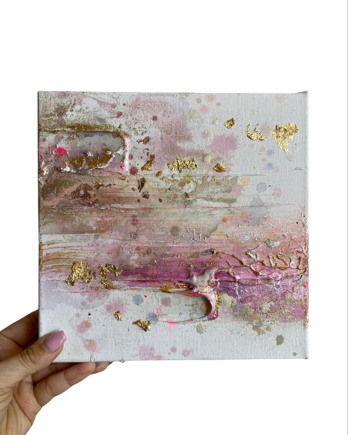 Original Artwork | 8x8" Canvas | Happy Hour