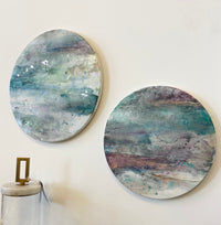 Original Artwork | Lost + Found II | 16" Round Canvas