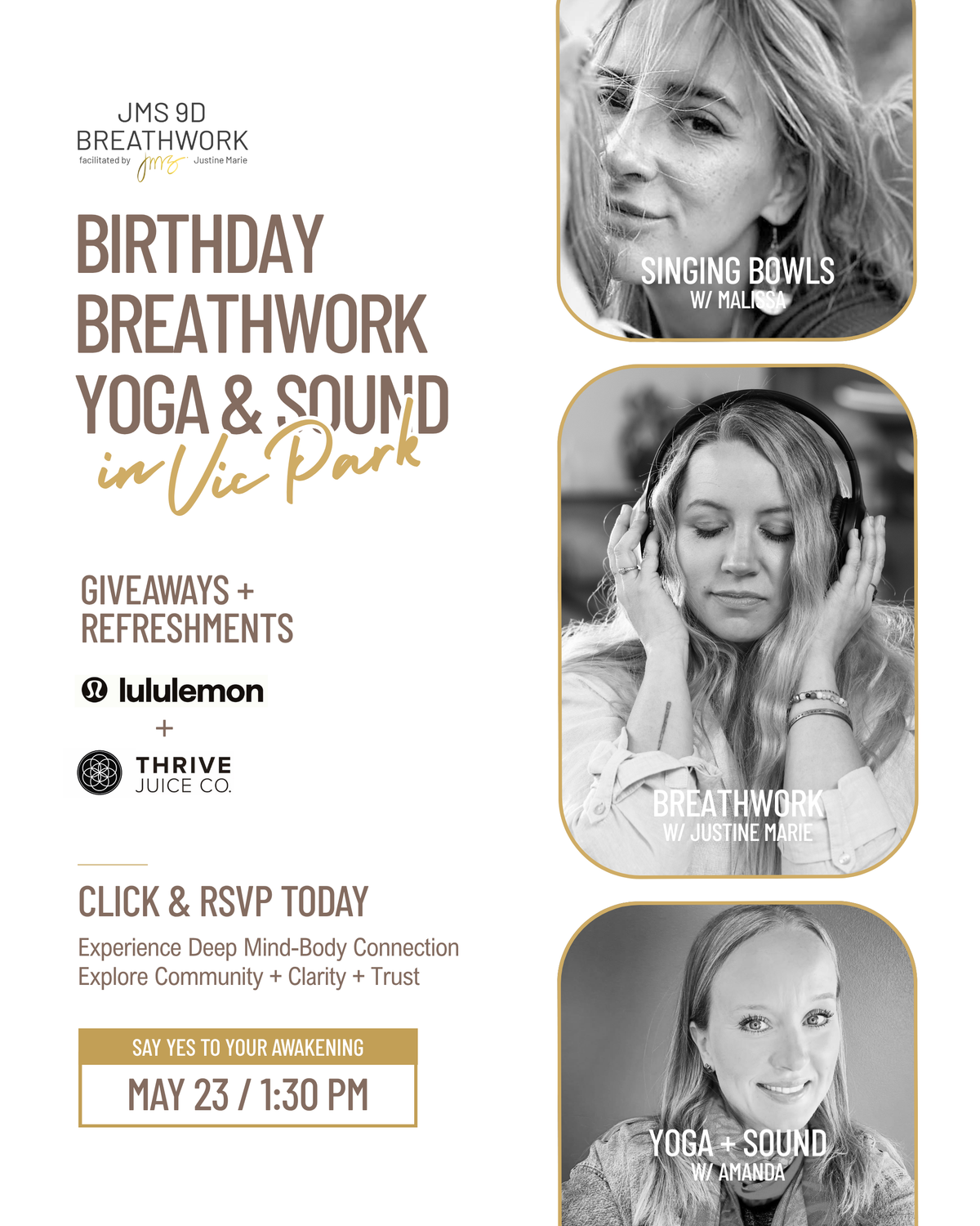 Birthday Breathwork, Yoga, Reiki + Soundbath | Return to Self: May 23rd