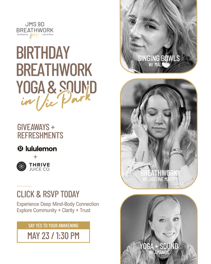 Birthday Breathwork, Yoga, Reiki + Soundbath | Return to Self: May 23rd
