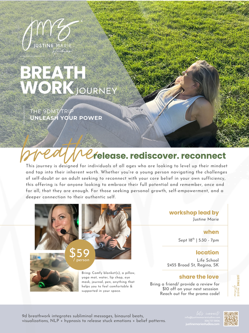 Breathe with JMS | 9d Breathwork | Self Mastery + Enoughness: Sept 18th