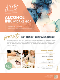 Create with JMS | Alcohol Inks: March 24th