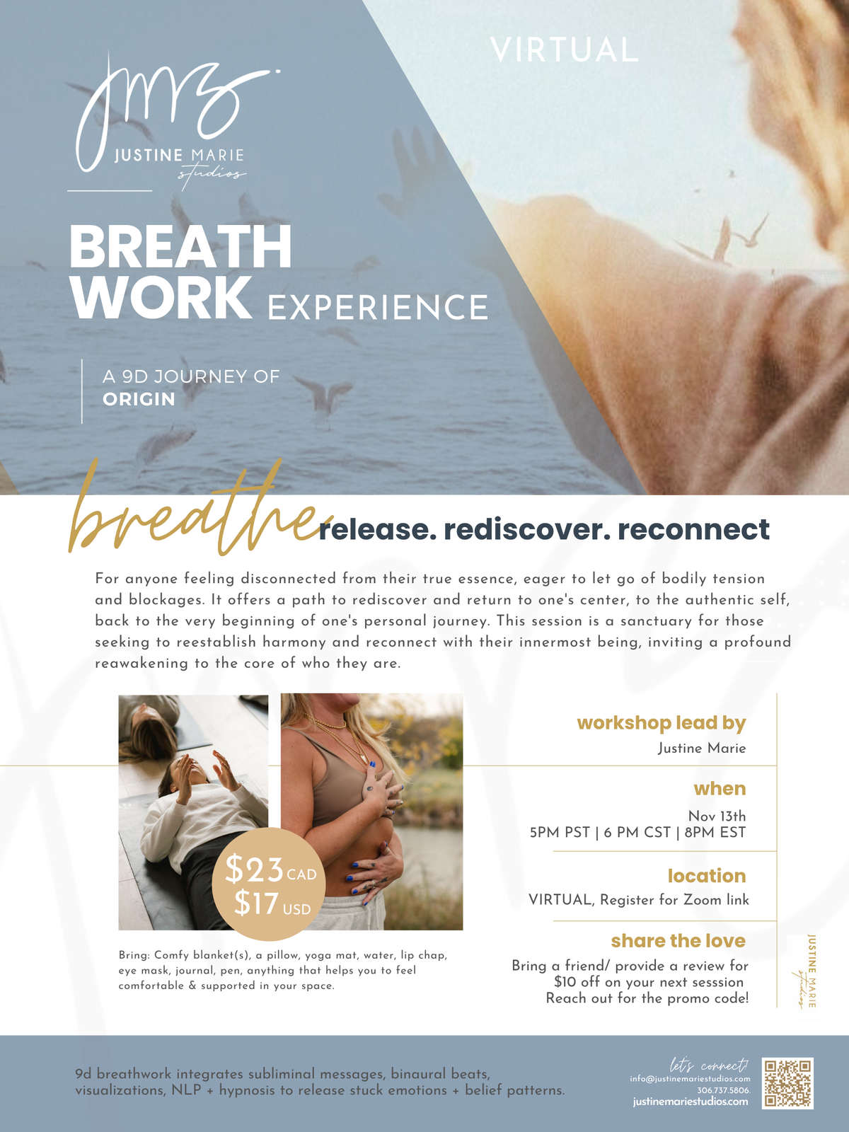 Breathe with JMS | 9d Breathwork | Origin : Nov 13th