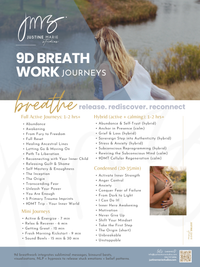 Breathe with JMS | 9d Breathwork | 1:1 Private - In Person Journey