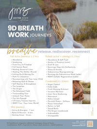 Breathe with JMS | 9d Breathwork | 1:1 Private - In Person Journey
