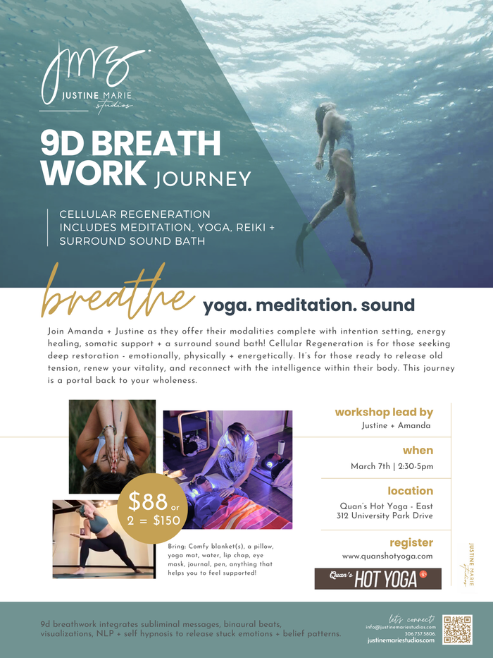 Breathe with JMS | 9d Breathwork | Cellular Regeneration: March 7th