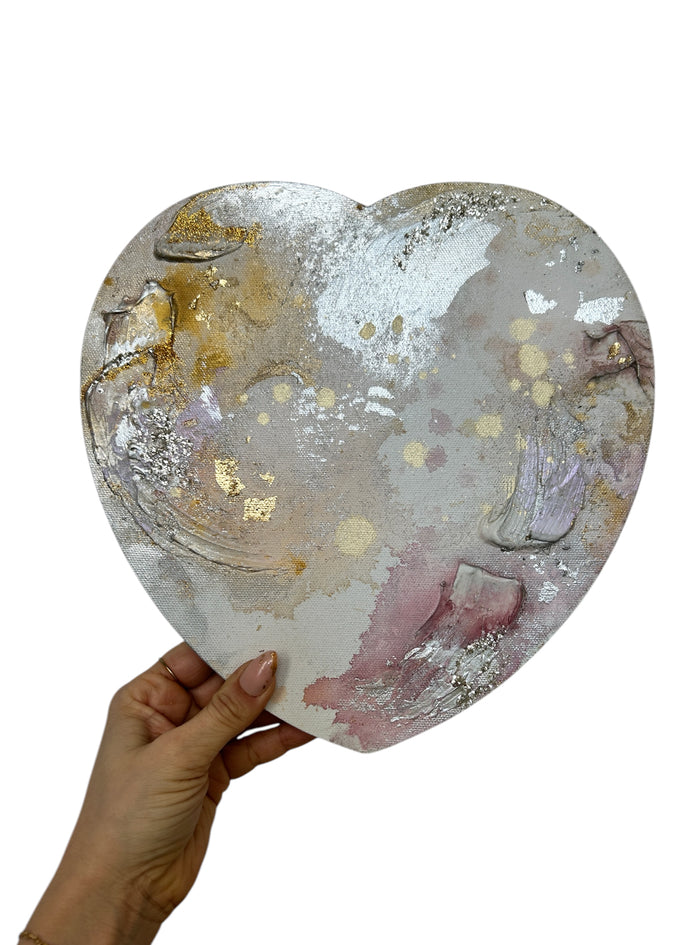 Original Artwork | 10" Heart Canvas | Heart Space