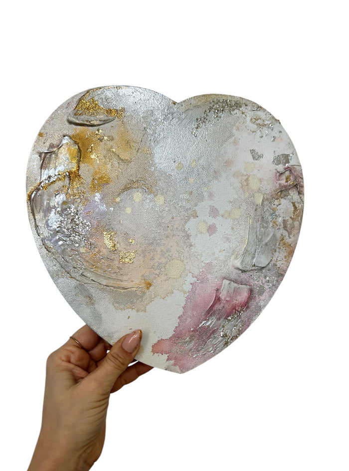 Original Artwork | 10" Heart Canvas | Heart Space