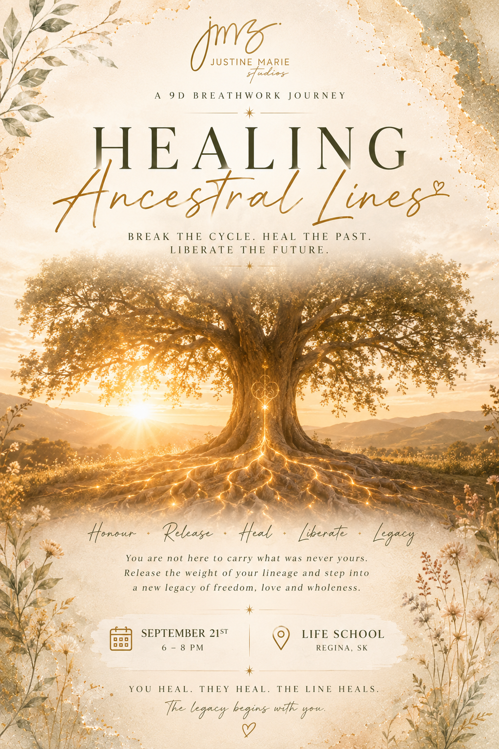 9D Breathwork | Healing Ancestral Lines | September 21st