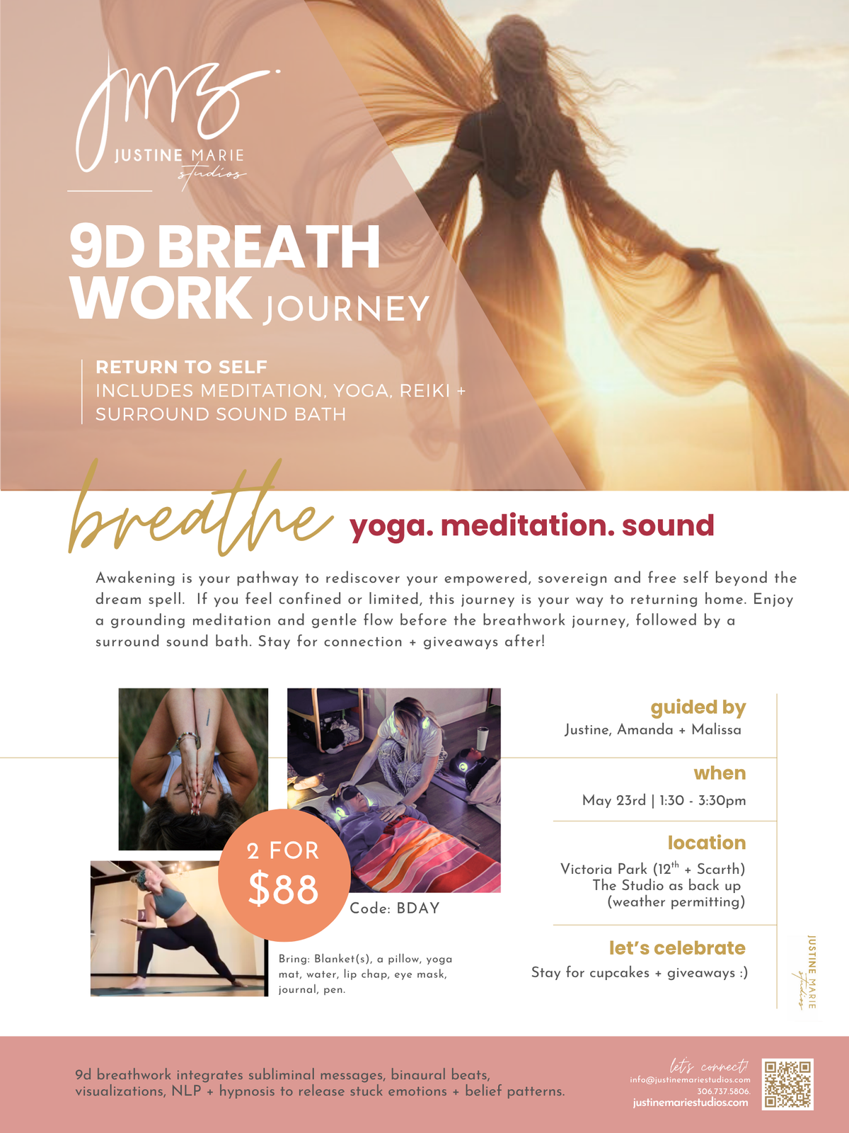 Birthday Breathwork, Yoga, Reiki + Soundbath | Return to Self: May 23rd