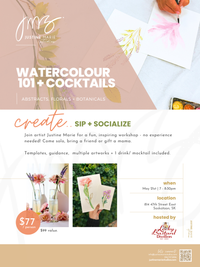 Watercolours 101 with Lucky Bastard Distillery