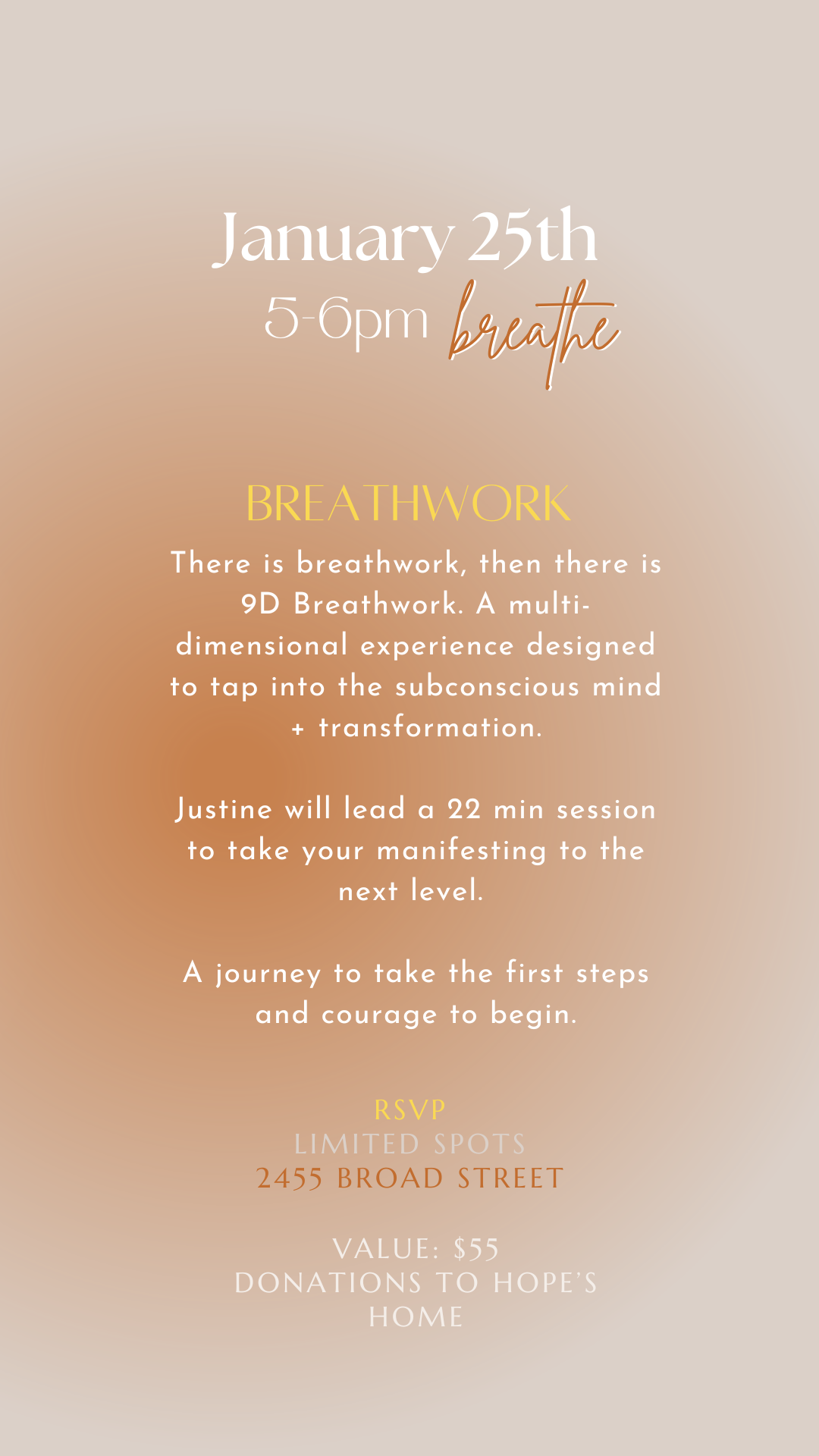 Breathe with JMS | 9d Breathwork - Taking The First Step