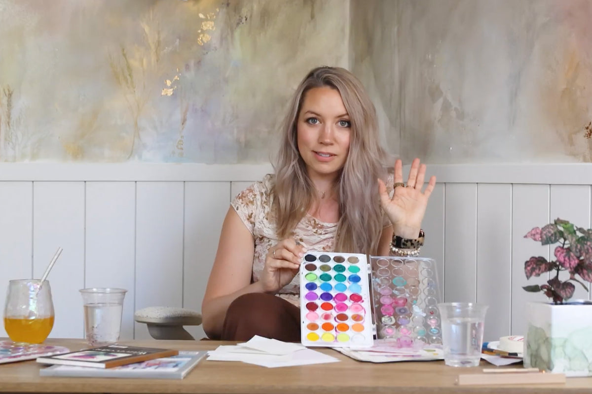 Watercolour 101: A Step-By-Step Guide to Painting, Play + Creative Expression