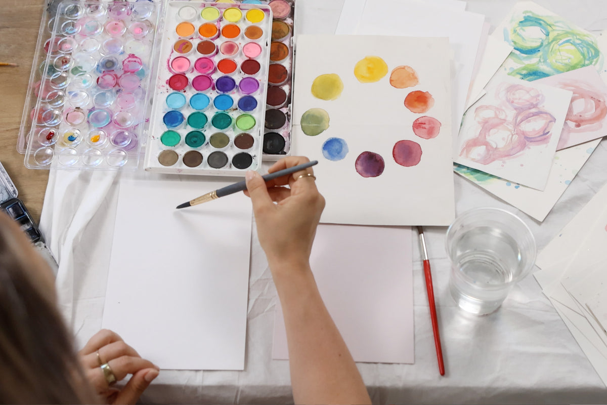 Watercolour 101: A Step-By-Step Guide to Painting, Play + Creative Expression