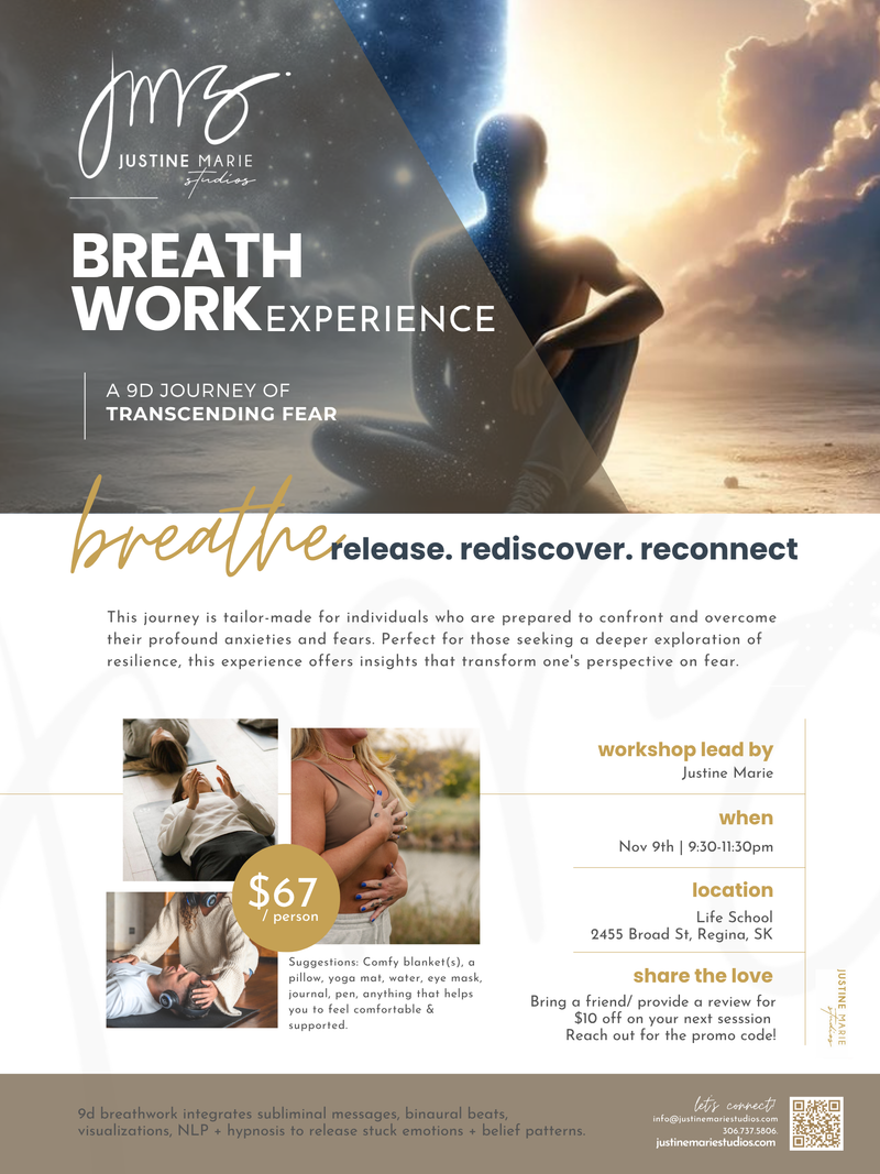 Breathe with JMS | 9d Breathwork | Transcending Fear: Nov 9th