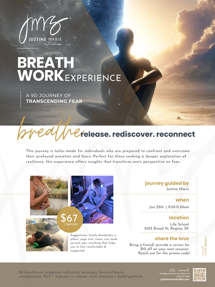 9d Breathwork | Transcending Fear: Jan 25th