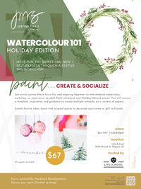Paint with JMS | Watercolours 101: Holiday Edition