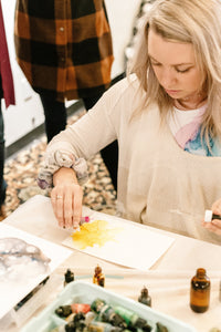 Candle Making x Ink Art Workshop - Saskatoon