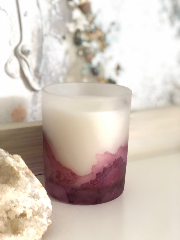 Premium Candle | Coconut + Soy Blend | Pours of Merlot