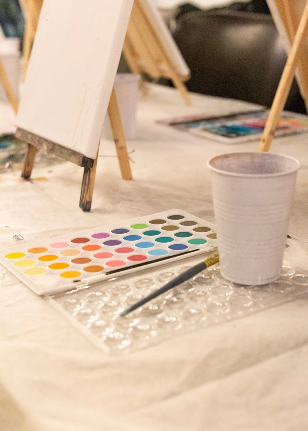 Paint with JMS | Watercolour on Canvas Art Workshop