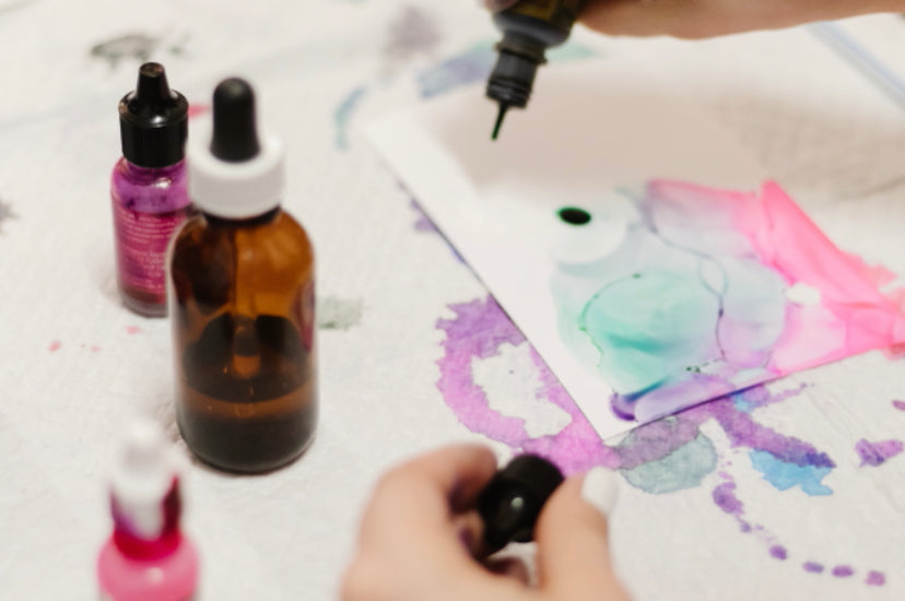Paint with JMS | Alcohol Inks: Holiday Ornament Art Workshop