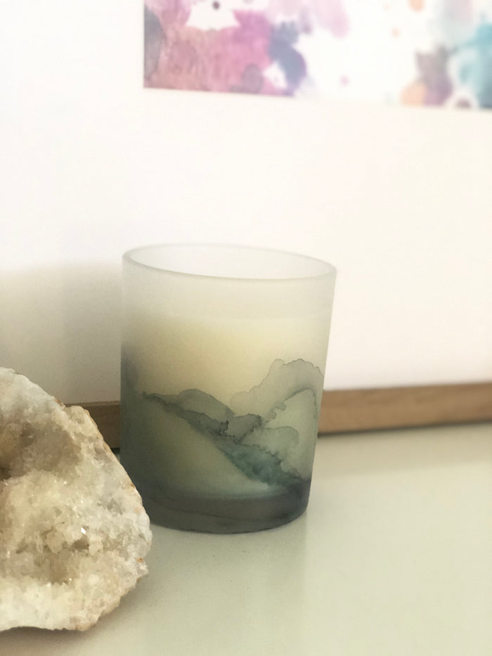Premium Candle | Coconut + Soy Blend | Overcast